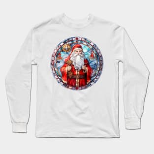 Father Christmas with star Long Sleeve T-Shirt